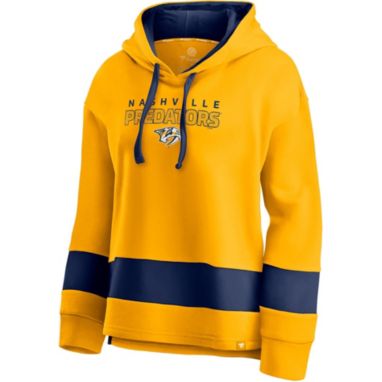sorry, NHL Women's Nashville Predators Block Party Gold Pullover Hoodie is currently out of stock