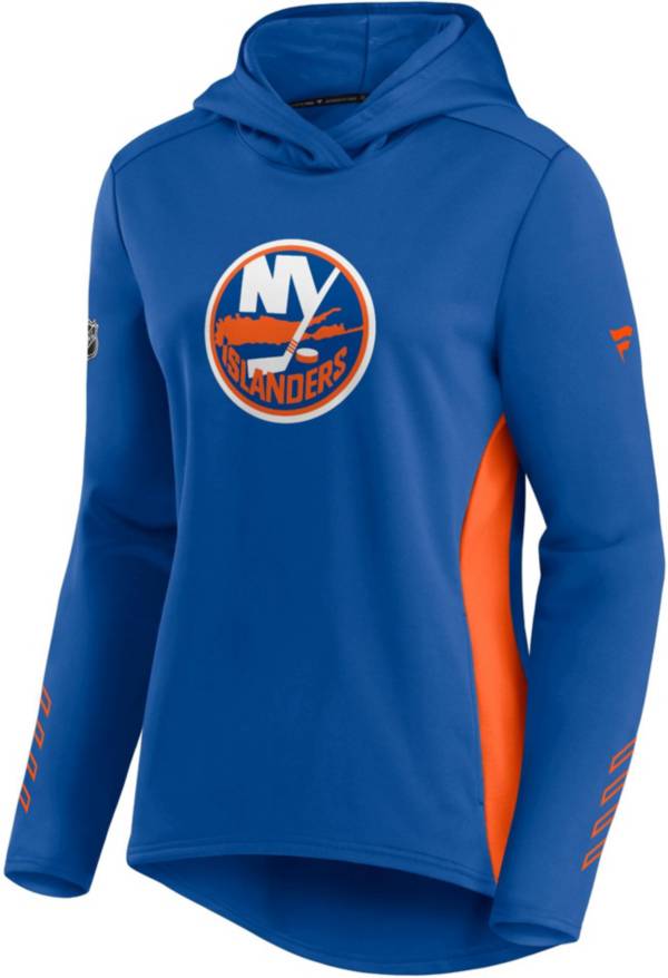 NHL Women's New York Islanders Authentic Pro Locker Room Royal Pullover Hoodie