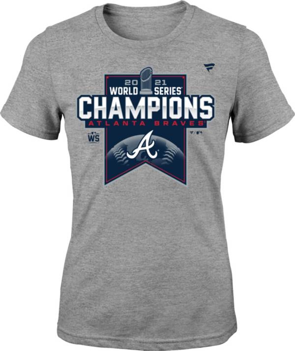 MLB Girls' 2021 World Series Champions Atlanta Braves Locker Room T-Shirt