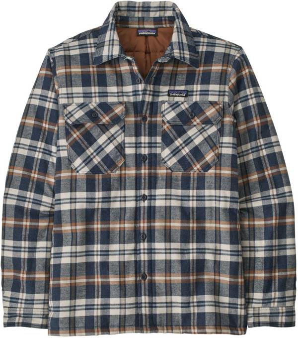 Patagonia Men's Insulated Organic Cotton Fjord Flannel Shirt | Dick's Sporting Goods