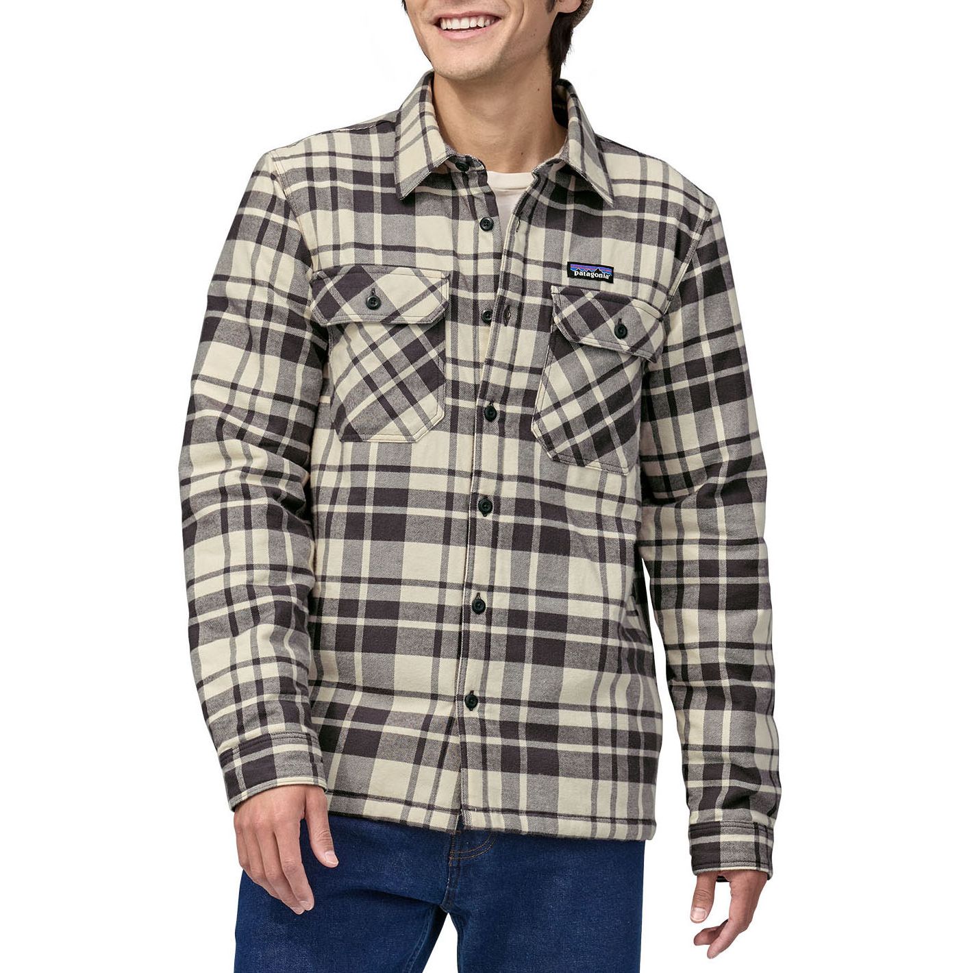 Patagonia Men s Insulated Organic Cotton Mid Weight Fjord Flannel Shirt Dick s Sporting Goods