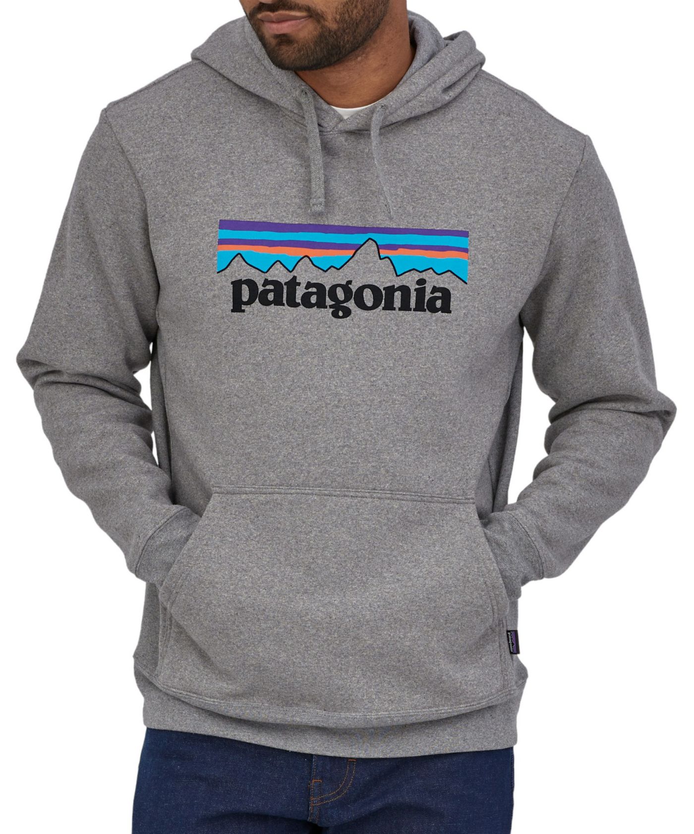 Patagonia P 6 Logo Uprisal Hoody Gravel Heather