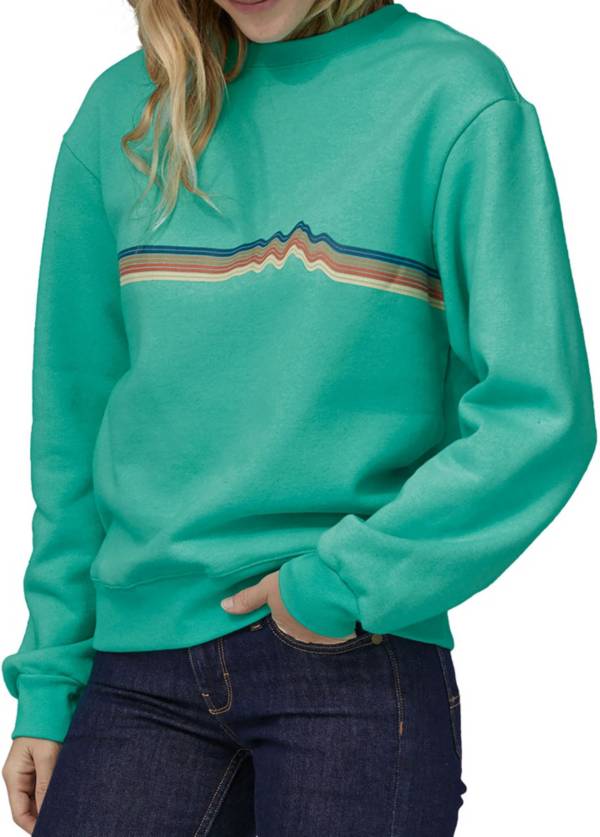 Patagonia Women's Ridge Rise Stripe Uprisal Crew Sweatshirt