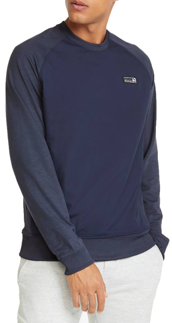 Puma navy blue discount sweatshirt