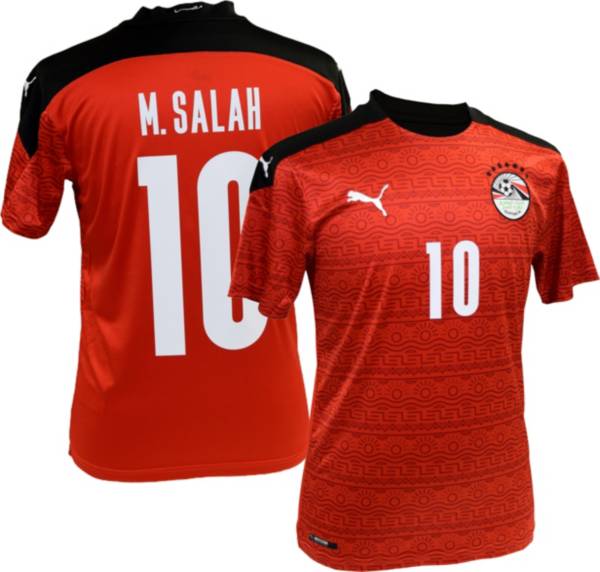 PUMA Men's Egypt '20 Mohamed Salah #10 Home Replica Jersey