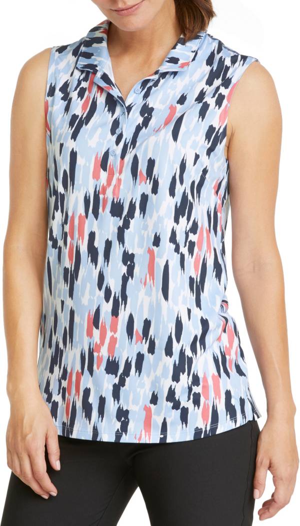 PUMA Women's CLOUDSPUN Three Brush Sleeveless Golf Polo product image