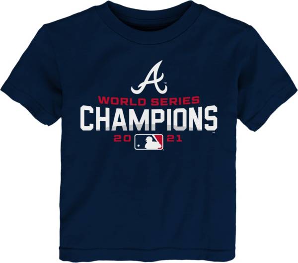 MLB Team Apparel Toddler 2021 World Series Champions Atlanta Braves Champion T-Shirt