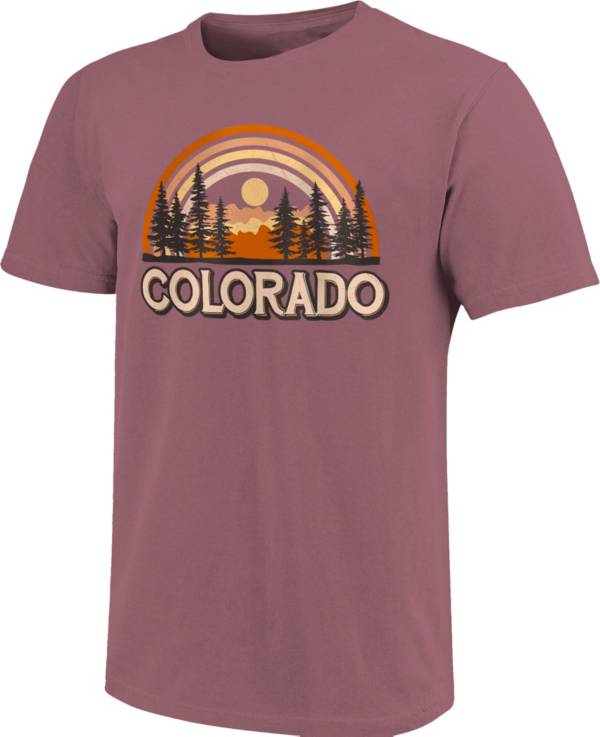 Image One Men's Colorado Desert Rainbow Sunset Graphic T-Shirt product image