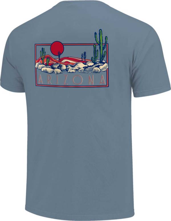 Image One Men's Arizona Red Short Sleeve T-Shirt