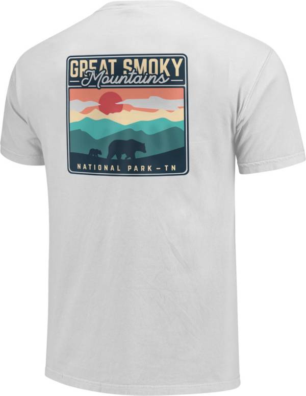 One Image Men's Tennessee Smoky Mountains Sunset Short Sleeve T-Shirt