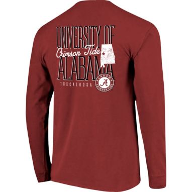 sorry, Image One Men's Alabama Crimson Tide Crimson Tall Type State Long Sleeve T-Shirt is currently out of stock