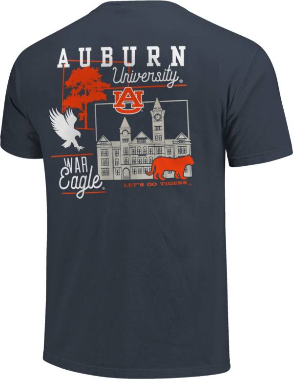 Image One Auburn Tigers Blue Campus Blocks T-Shirt product image