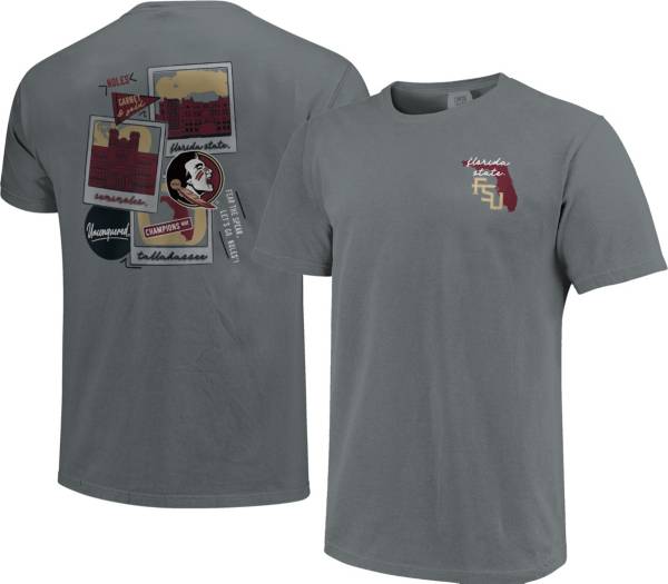 Image One Men's Florida State Seminoles Grey Campus Polaroids T-Shirt product image