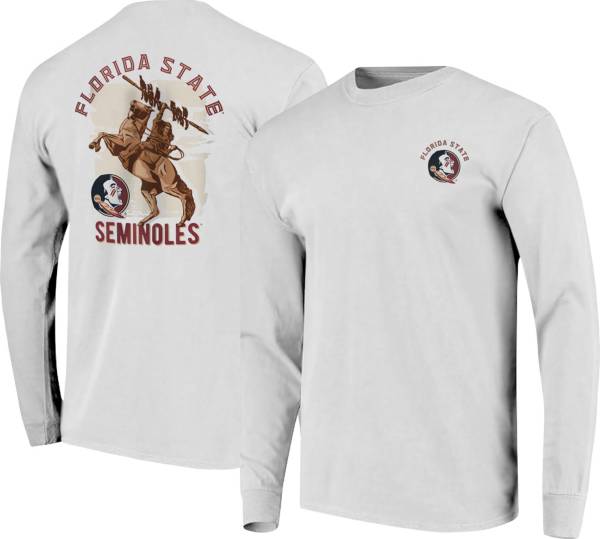 Image One Men's Florida State Seminoles White Hyperlocal Long Sleeve T-Shirt