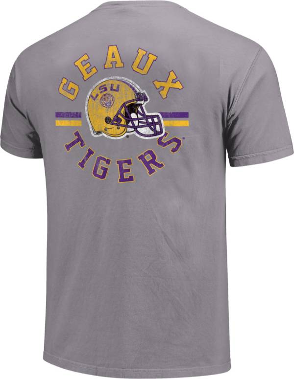 Image One LSU Tigers Grey Helmet Arch T-Shirt product image