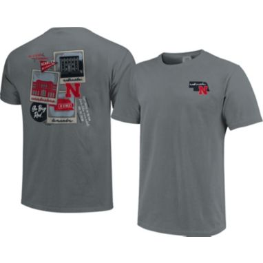 sorry, Image One Men's Nebraska Cornhuskers Grey Campus Polaroids T-Shirt is currently out of stock
