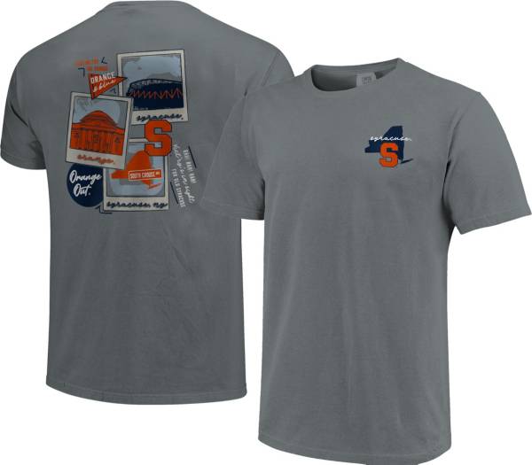 Image One Men's Syracuse Orange Grey Campus Polaroids T-Shirt