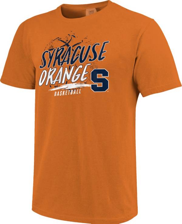 Image One Men's Syracuse Orange Blue Basketball Long Sleeve T-Shirt