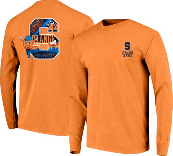 Image One Men's Syracuse Orange Orange Hyperlocal Long Sleeve T-Shirt