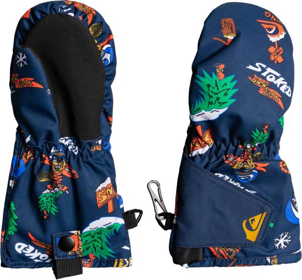 Quicksilver Boy's 2-7 Indie Snowboard/Ski Mittens
