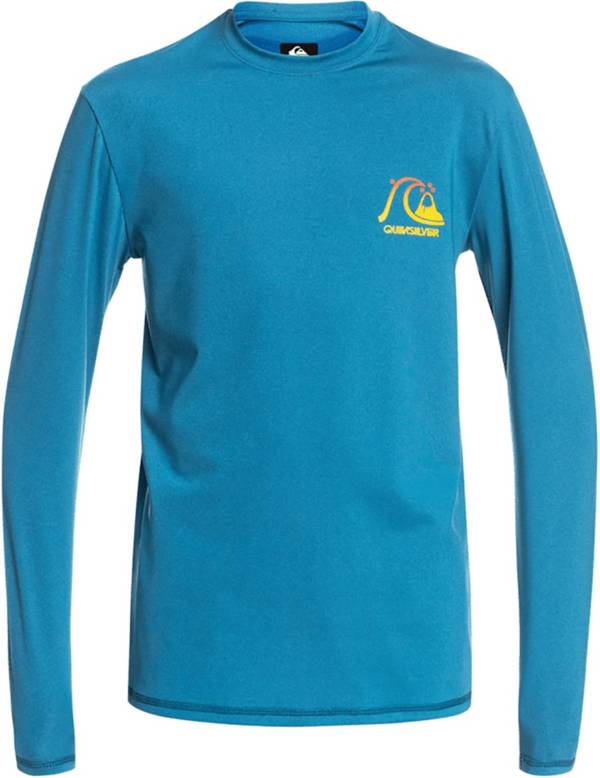Quiksilver Boy's Heritage Heather Long Sleeve Surf Tee