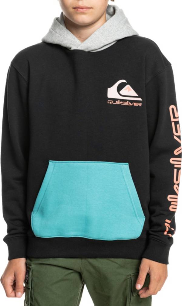 Quiksilver Boys' Omni Logo Block Hood Youth Hoodie