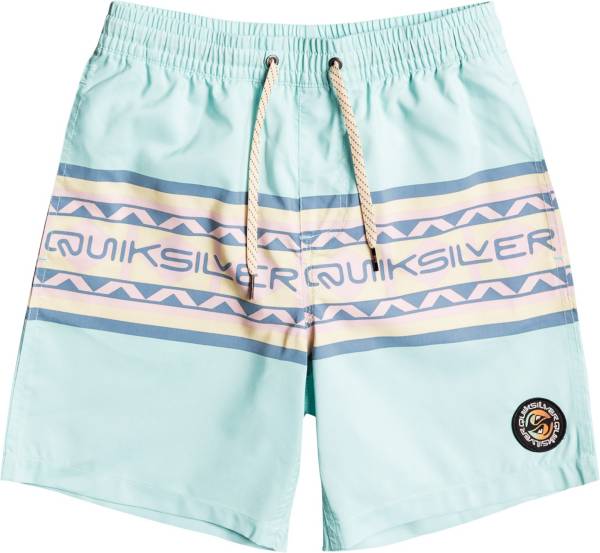 Quiksilver Boys' Sun Faded 15” Recycled Volley Shorts