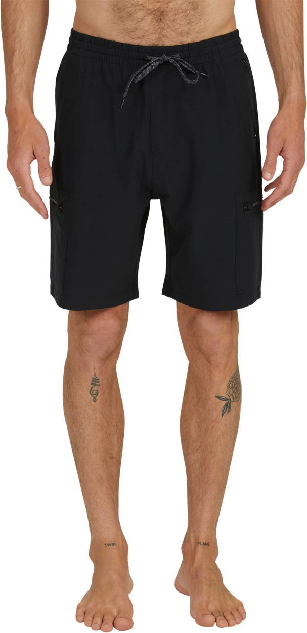 Quiksilver Men's Elastic Cargo 19” Recycled Amphibian Board Shorts