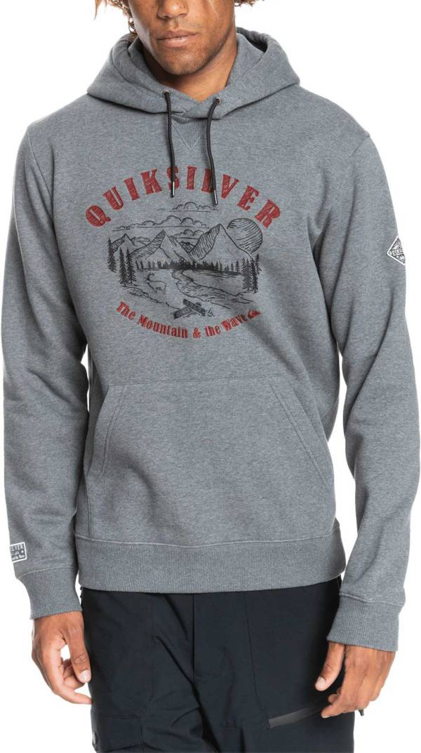 Quiksilver Men's Big Logo Snow Water Repellent Hoodie