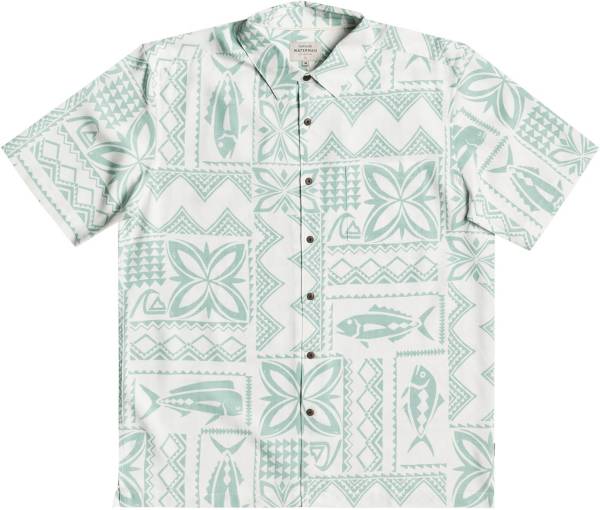 Quiksilver Waterman Men's Poke Time Short Sleeve Shirt