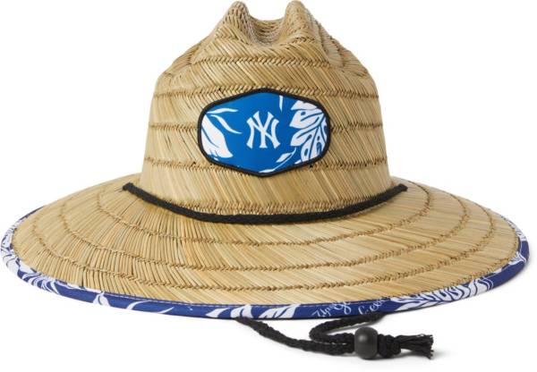 Reyn Spooner Men's New York Yankees Tan Aloha Straw Hat