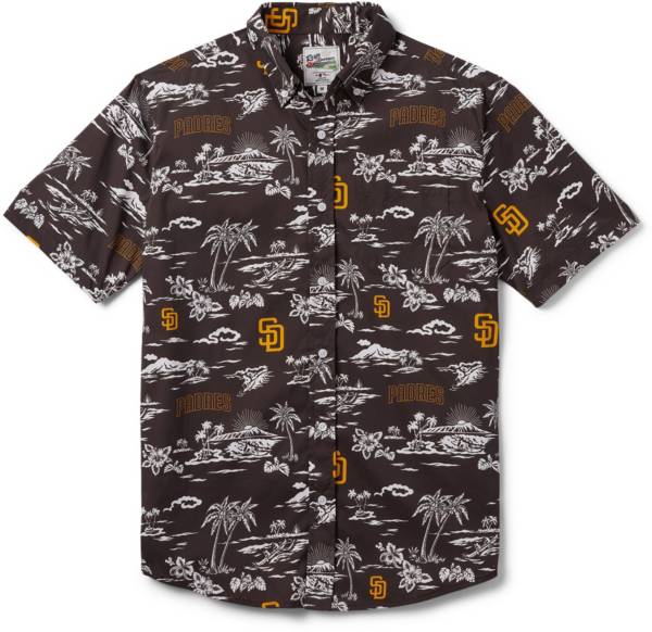 Reyn Spooner Men's San Diego Padres Brown Performance Button-Down Shirt product image
