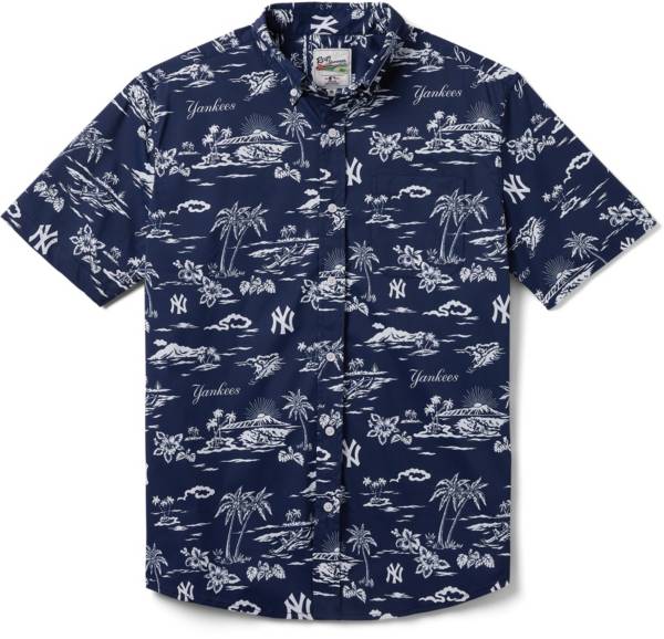 Reyn Spooner Men's New York Yankees Navy Performance Button-Down Shirt