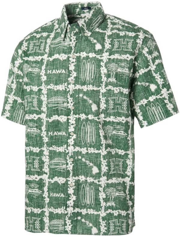 Reyn Spooner Men's Hawai'i Warriors Green Classic Button-Down Shirt