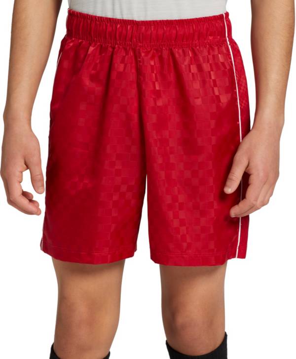 Youth red 'soccer clearance shorts