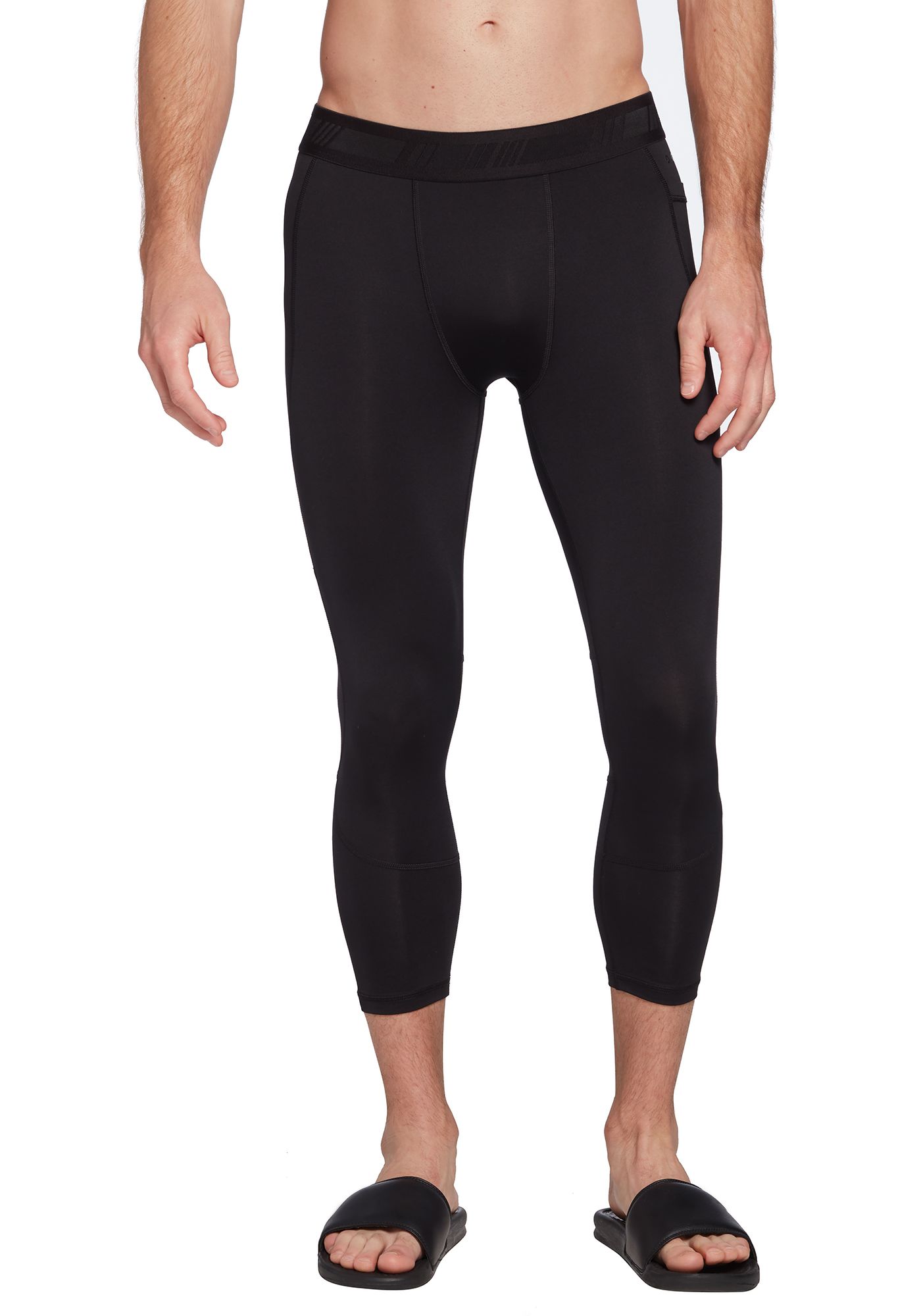 DSG Men s 3 4 Compression Tights XXL Pure Black