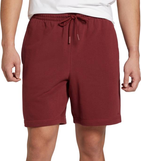 Terry Cotton Shorts Half Pant For Men - Maroon