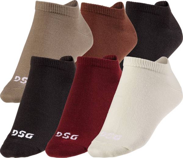 DSG Women's Low Cut Liner Socks Multicolor 6 Pack product image