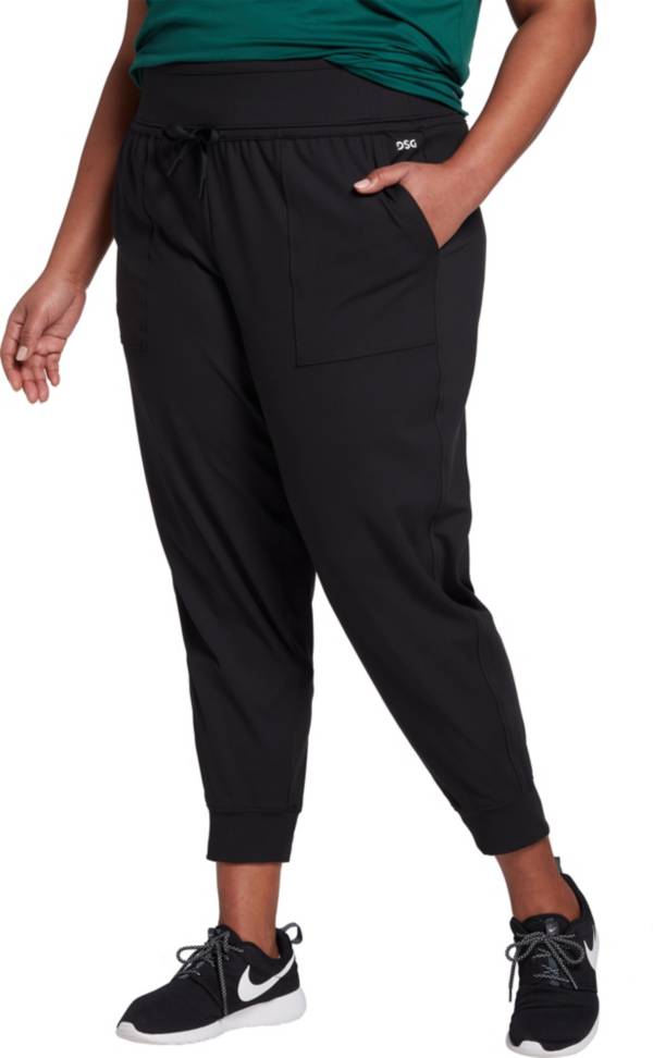 Black Relaxed Fit Joggers for Women