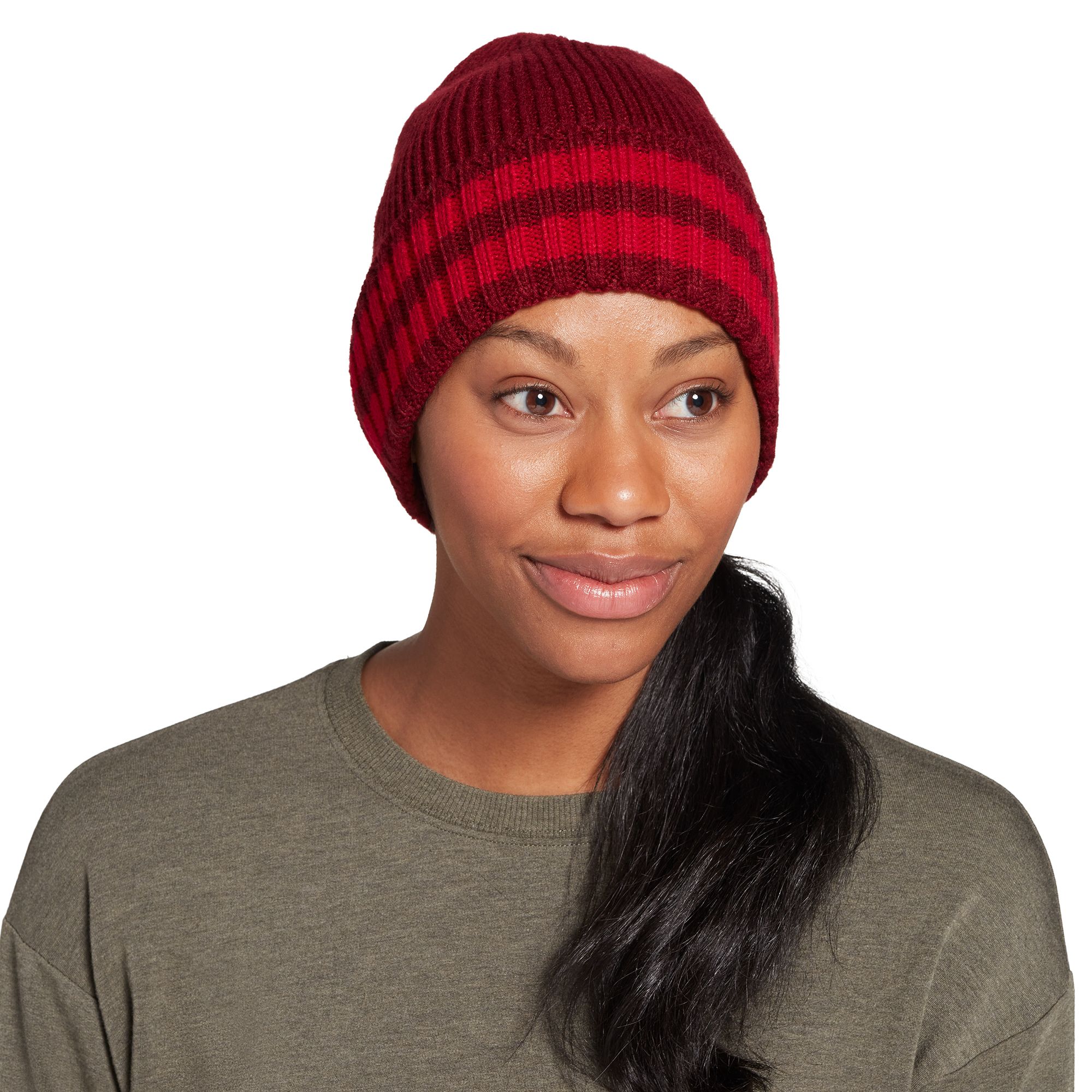cuffed beanie women