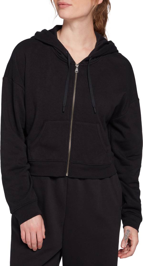 DSG Women s Terry Cropped Full Zip Hoodie Dick s Sporting Goods