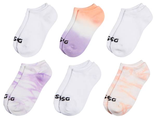 DSG Girls' Fashion Low-Cut Socks Multicolor 6-Pack product image
