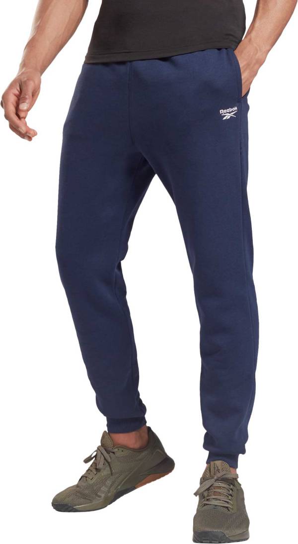 NEW Reebok Mens Core Knit Loungewear Joggers Pants Black Size XL NWT Cotton  Poly