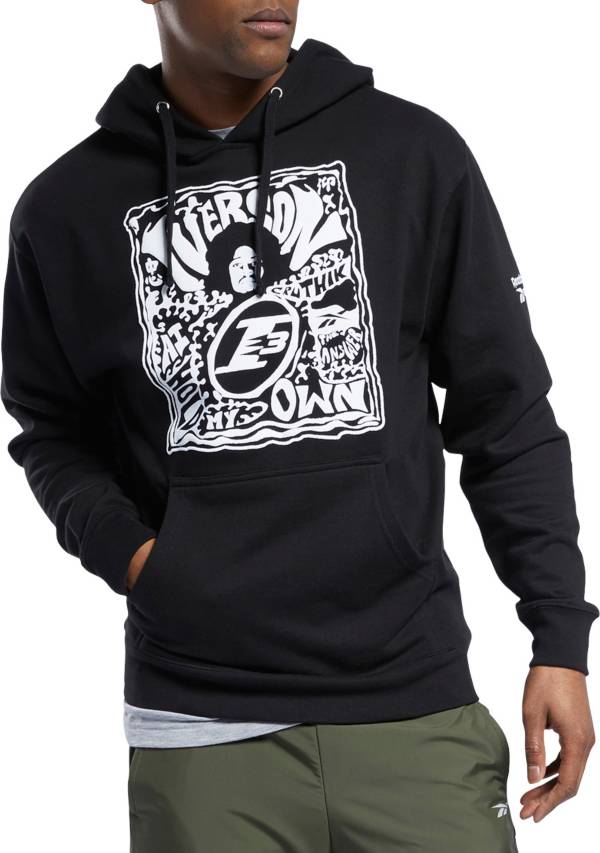 Reebok Men's Allen Iverson Hold My Own Graffiti Hoodie