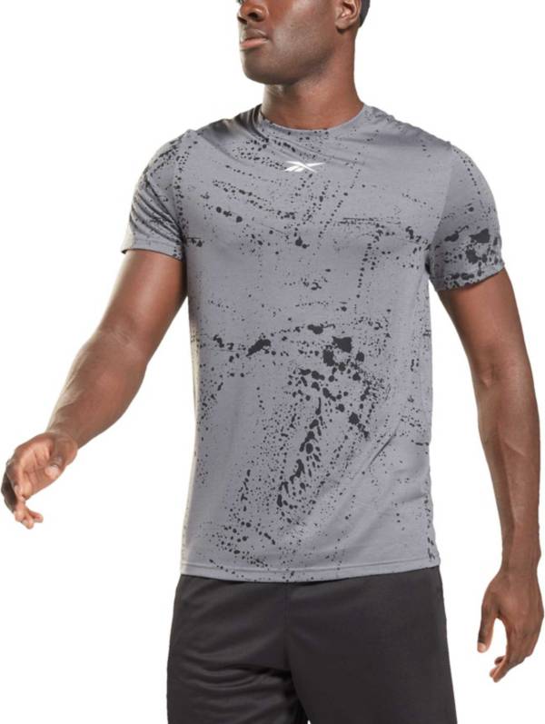 Reebok Men's Workout Ready Allover Print T-Shirt