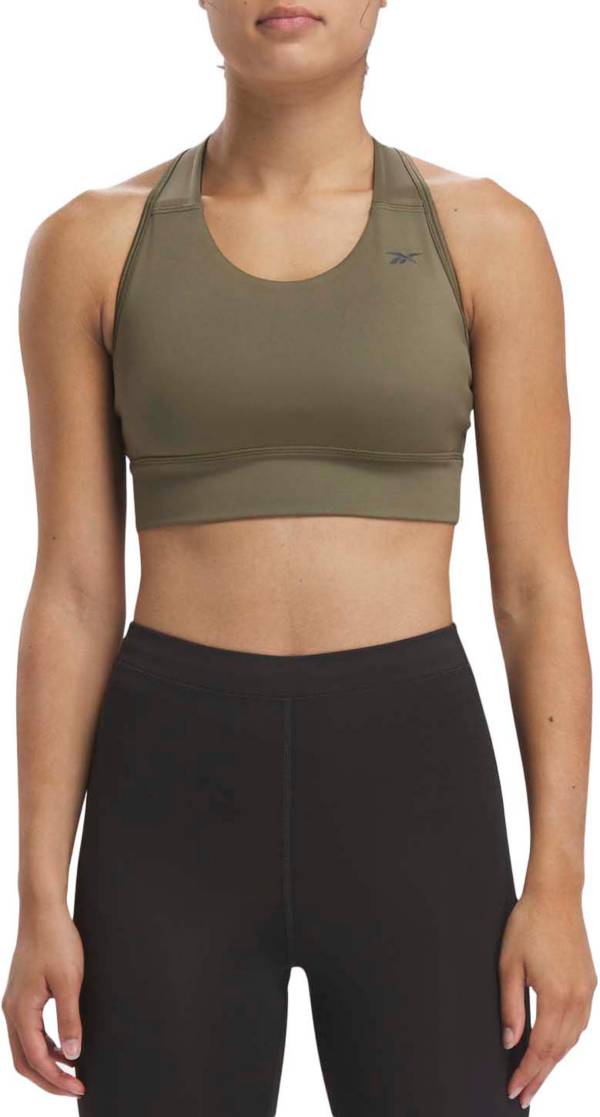 Reebok Womens Essential Sports Bra with Back Pocket and Removable Cups,  Sizes XS-XXXL 