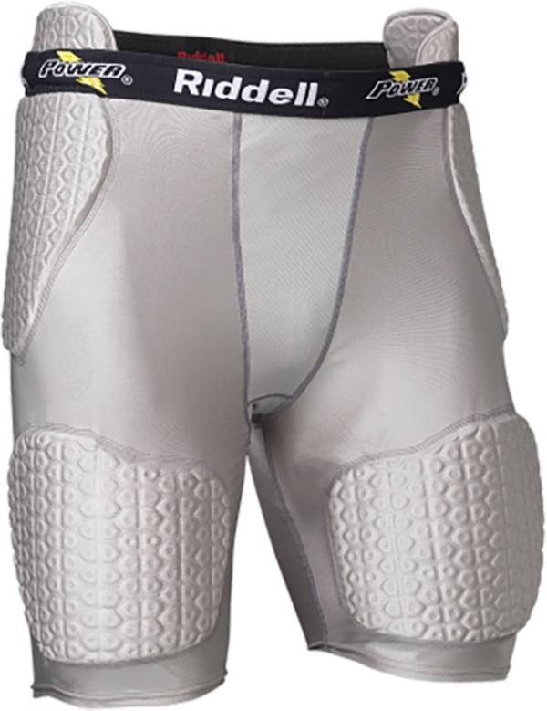 Riddell 5 Piece Integrated Football Tights,White, Adult Small