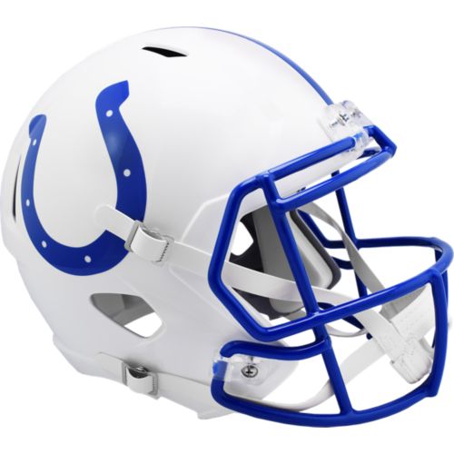 colts football helmets Sauce Gardner Signed Indianapolis Rave Mini Helmet (Bec  RSA This helmet is the most authentically Indianapolis Colts Riddell Speed Display
