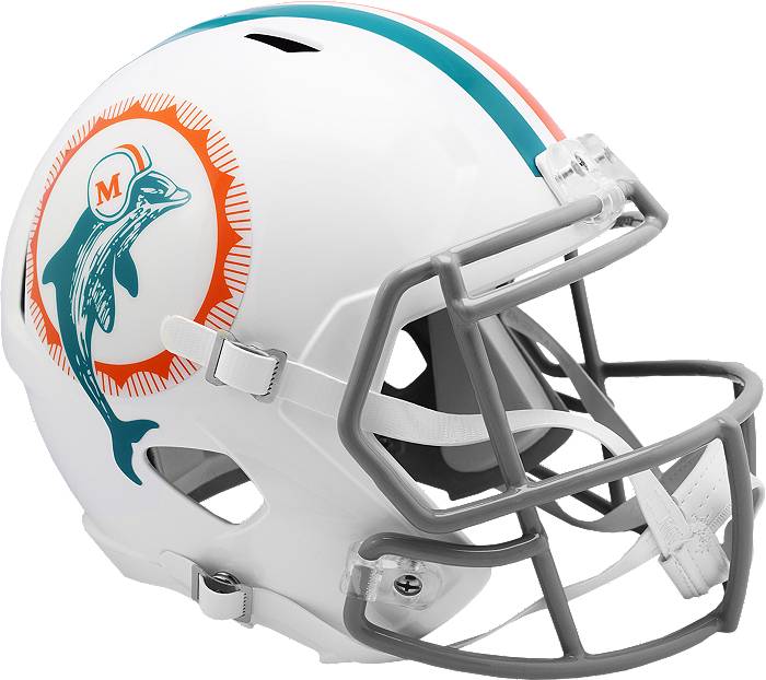 CUSTOM*** MIAMI DOLPHINS NFL Riddell Full Size SPEED Football Helmet