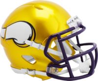 Collectible Minnesota Vikings Mini Desk Helmet Size 2 7/8 by 